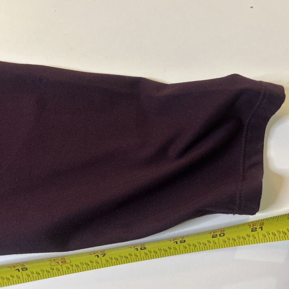 Betsy Johnson Performance Leggings capri purple embellished pull on size XL - Picture 10 of 12